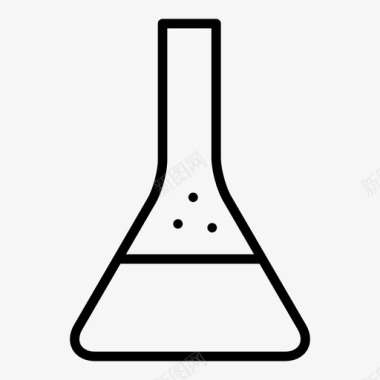 erlenmeyer烧瓶实验室图标图标