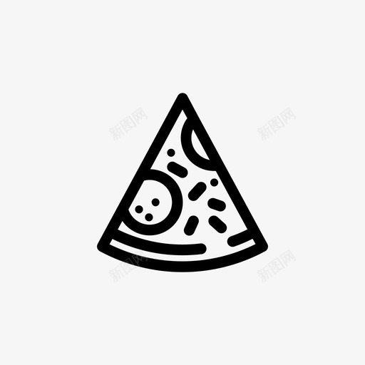 披萨快餐意大利图标svg_新图网 https://ixintu.com 厨房欧姆诺姆 块 快餐 意大利 披萨