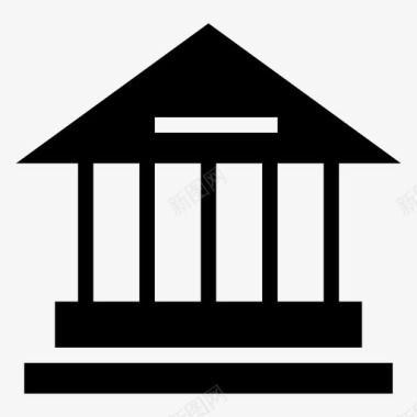 金融银行银行家图标图标