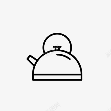 茶壶水壶厨房图标图标