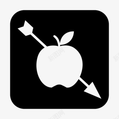苹果弓箭手箭图标图标