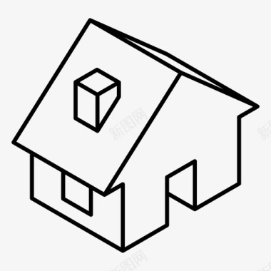 房屋浏览器建筑图标图标
