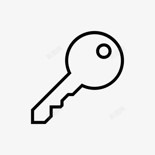 钥匙通道图标svg_新图网 https://ixintu.com 通道 钥匙