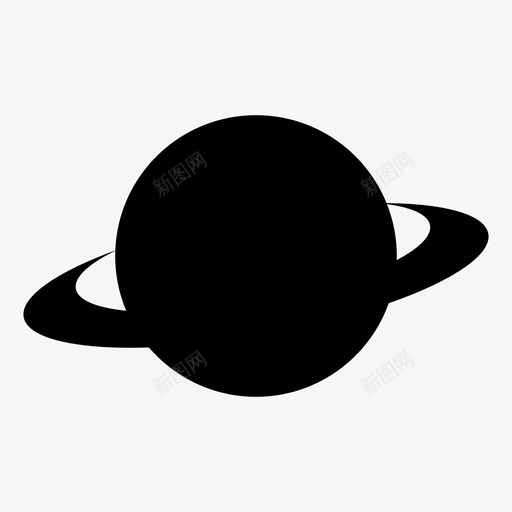 行星土星太空图标svg_新图网 https://ixintu.com 土星 太空 行星