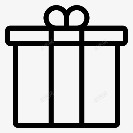 礼品圣诞节丝带图标svg_新图网 https://ixintu.com 丝带 圣诞节 礼品 购物 酒店和餐厅系列