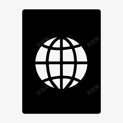 护照冒险飞行图标svg_新图网 https://ixintu.com 交通 冒险 护照 旅行 飞行