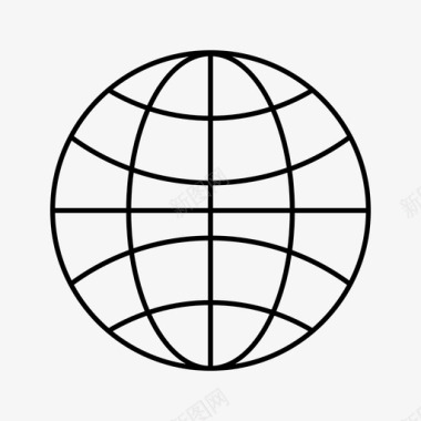 全球互联网星球图标图标