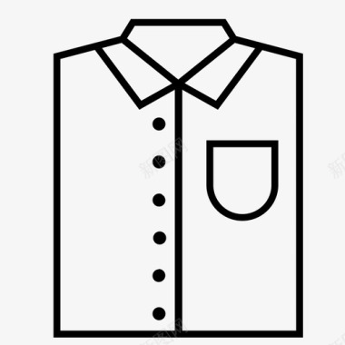 衬衫马球衫夹克系列图标图标