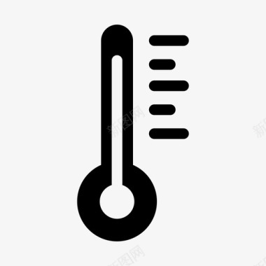 温度计气候实验室图标图标
