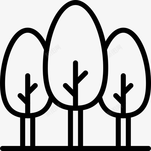 树花花园图标svg_新图网 https://ixintu.com 树 植物 漂亮的图标花园2概述 花 花园