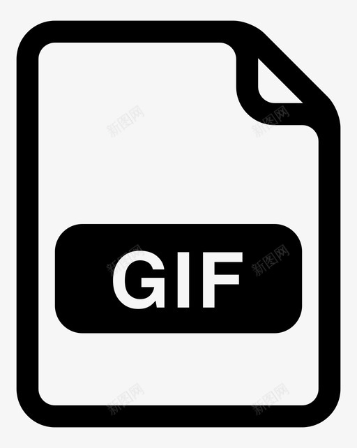 文件gif类别文件文件扩展名图标svg_新图网 https://ixintu.com 文件 文件gif 文件扩展名 文件格式 文件类型 类别文件