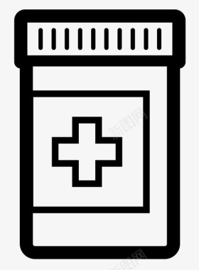 处方药药药瓶图标图标