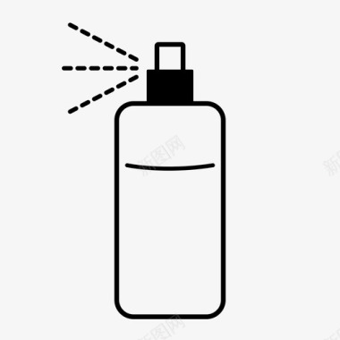 化妆品瓶身体喷雾香水瓶图标图标