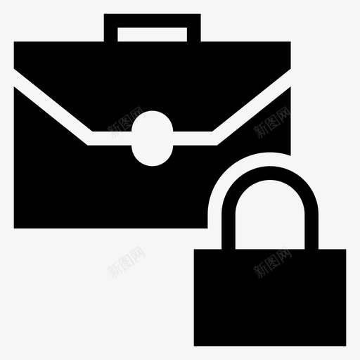 安全性包保险箱图标svg_新图网 https://ixintu.com 保险箱 包 安全 安全性 密码 投资组合 银行金融字形图标