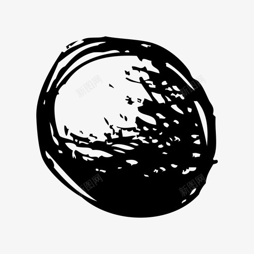 球体圆圈涂鸦图标svg_新图网 https://ixintu.com 圆圈 涂鸦 球体 画画