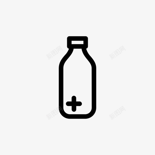柠檬水柠檬水瓶子玻璃图标svg_新图网 https://ixintu.com 厨房厨房 柠檬水柠檬水 玻璃 瓶子
