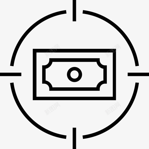 营销钞票商业目标图标svg_新图网 https://ixintu.com 600金融平面线图标 商业目标 搜索引擎优化 焦点 营销 钞票