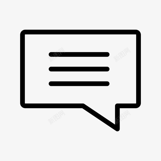 消息svg_新图网 https://ixintu.com 消息 cms图标字体化-10
