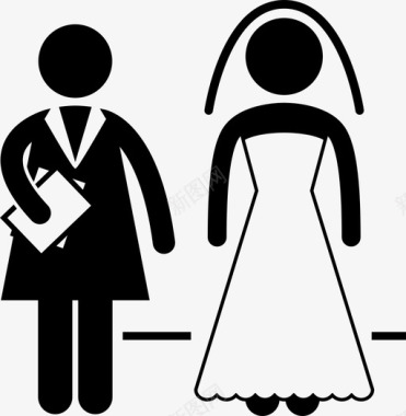 婚礼策划助理活动图标图标