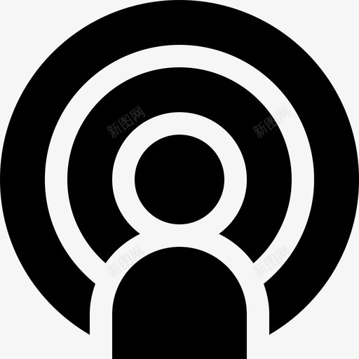 podcastsvg_新图网 https://ixintu.com podcast