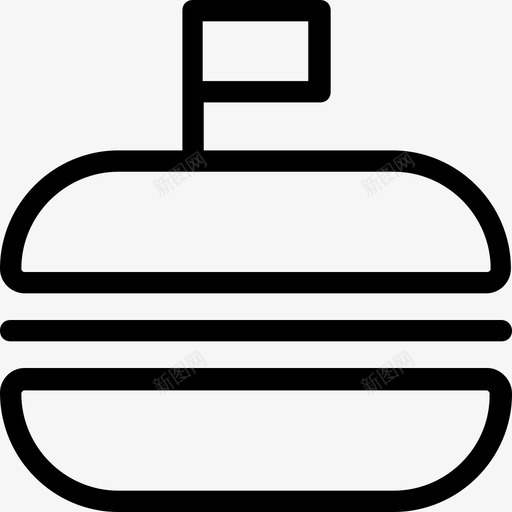 汉堡快餐汉堡包图标svg_新图网 https://ixintu.com 垃圾食品 快餐 汉堡 汉堡包 派对和庆典系列图标