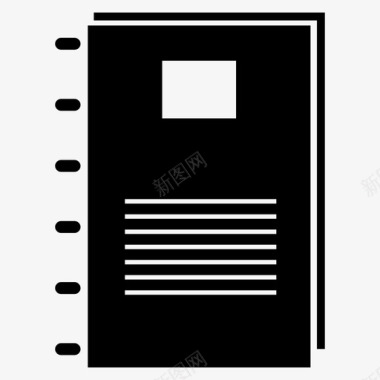 笔记本日记文件夹图标图标