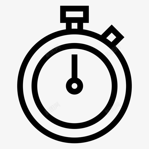 计时器时钟倒计时图标svg_新图网 https://ixintu.com 体育健身线图标 倒计时 时钟 沙漏 秒表 计时器
