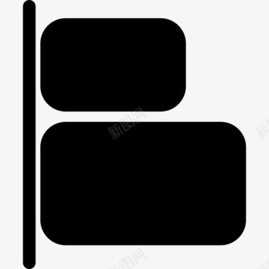 左对齐元素对齐图形填充图标图标