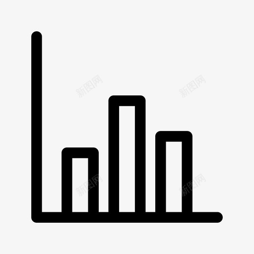 条形图数据图表图标svg_新图网 https://ixintu.com 图表 数据 条形图 结果 统计