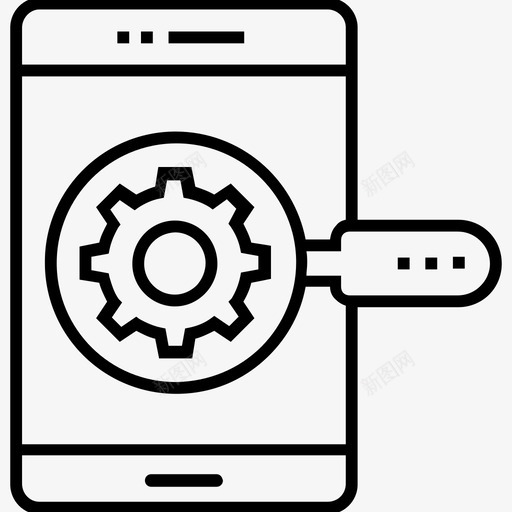 手机搜索引擎优化齿轮放大镜图标svg_新图网 https://ixintu.com 1400网页和搜索引擎优化平面线图标 手机搜索引擎优化 放大镜 移动媒体 齿轮