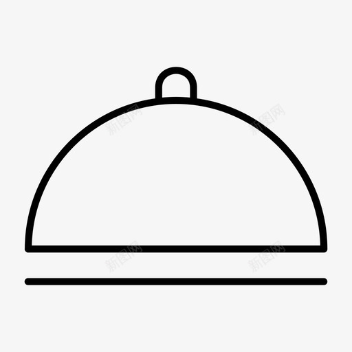 clochecloches盘子图标svg_新图网 https://ixintu.com cloche cloches 盘子 食物 餐饮服务