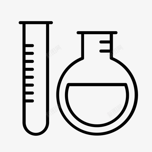 化学烧杯实验室图标svg_新图网 https://ixintu.com 化学 医学 实验室 烧杯 科学