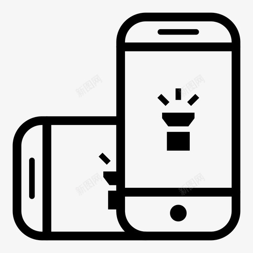智能手机手电筒模型智能手机模型1图标svg_新图网 https://ixintu.com 智能手机手电筒 智能手机模型1 模型