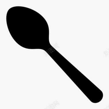 勺子吃的食物图标图标