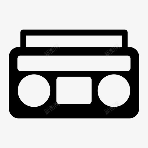 录音机盒式录音机音乐播放器图标svg_新图网 https://ixintu.com 变速器 录音机 收音机 盒式录音机 立体声 音乐播放器