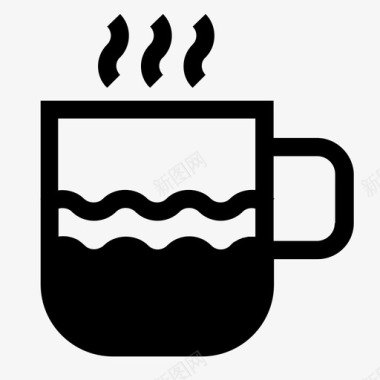 咖啡杯饮料热咖啡图标图标