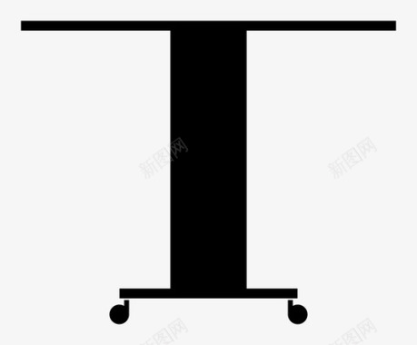 高书桌立式书桌立式桌子图标图标