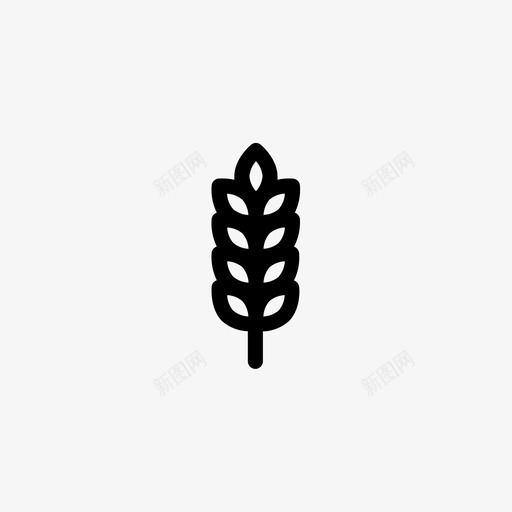 小麦玉米面粉图标svg_新图网 https://ixintu.com 厨房食品 小麦 玉米 面筋 面粉 黑麦
