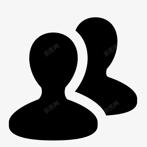 帐号svg_新图网 https://ixintu.com 帐号 帐号，人员，分组，群组，客户