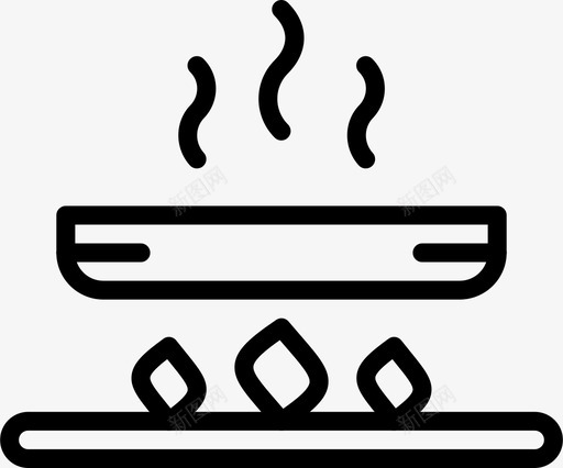 煎锅烹饪食物图标svg_新图网 https://ixintu.com smashicons厨房工具概述 厨房 烹饪 煎锅 食物