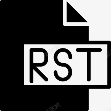 rst文件编码开发图标图标