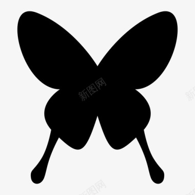 蝴蝶美丽虫子图标图标