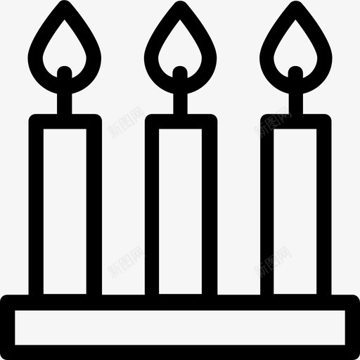 蜡烛烛台烛光图标svg_新图网 https://ixintu.com 派对和庆祝线图标 烛光 烛光晚餐 烛台 蜡烛