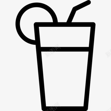 果汁饮料柠檬汁图标图标