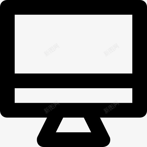 电脑屏幕显示屏lcd图标svg_新图网 https://ixintu.com lcd led 显示器 显示屏 电脑屏幕 电视 科技线图标