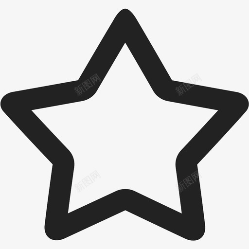star_hollowsvg_新图网 https://ixintu.com star_hollow 五角星-镂空