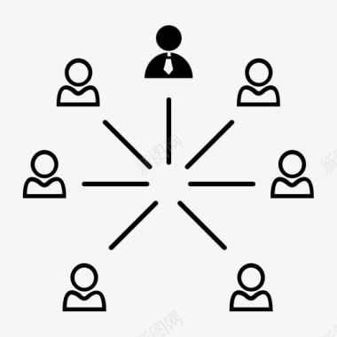 组织结构业务等级成员图标图标