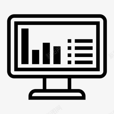 图表分析柱状图图标图标