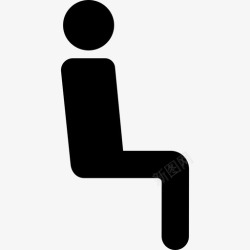 人与人坐着谈话剪影坐着的剪影人人2图标高清图片