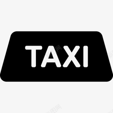 出租车标志交通工具交通标志图标图标